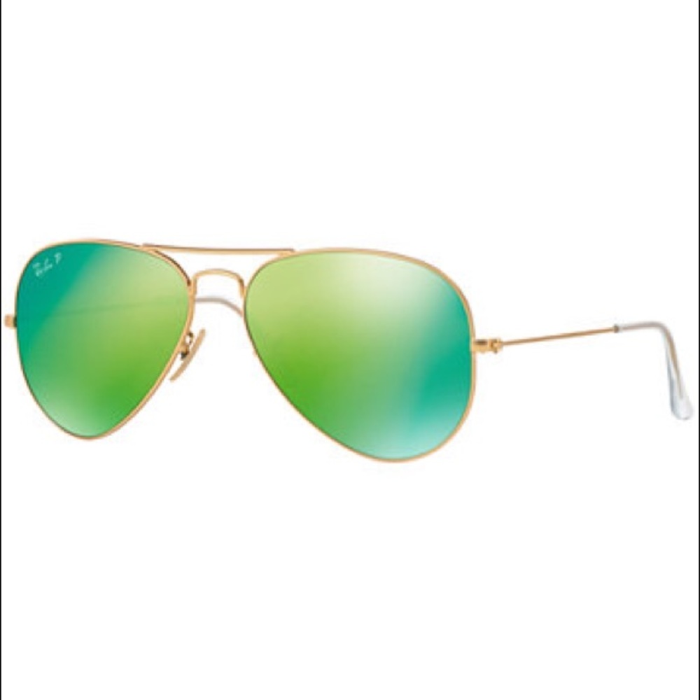 Ray Ban Aviator Mirrored Sunglasses